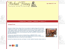 Tablet Screenshot of michaelfinney.co.uk